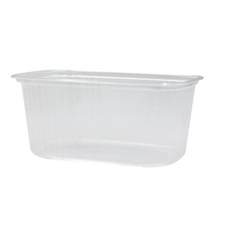 Take-away-Box, PP – 108,2 × 82,2 × 29,8/48,8 mm – transparent – 100 Stk.