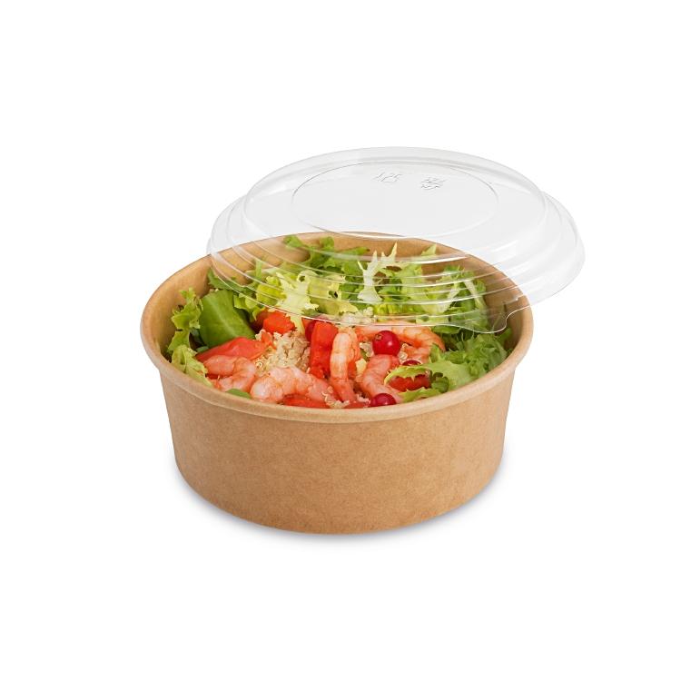 Deckel für Salatschale, rPET – Ø 155 mm – Transparent – 50 Stk.