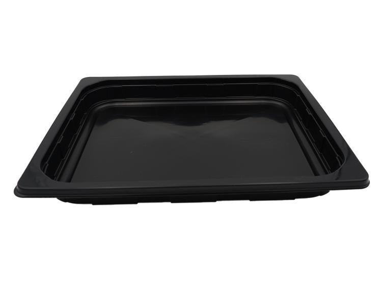 Take-away-Box PP, 2000 ml – 325 × 265 × 30 mm, schwarz – 100 Stk.