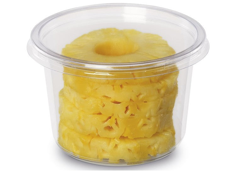 Tusipack Schale rPET – 300 ml – Ø 11,7 cm, H 5 cm – transparent – 50 Stk.
