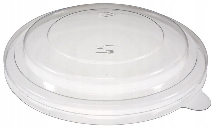 Deckel rPET, transparent – Ø 120 mm × H 18 mm – 50 Stk.