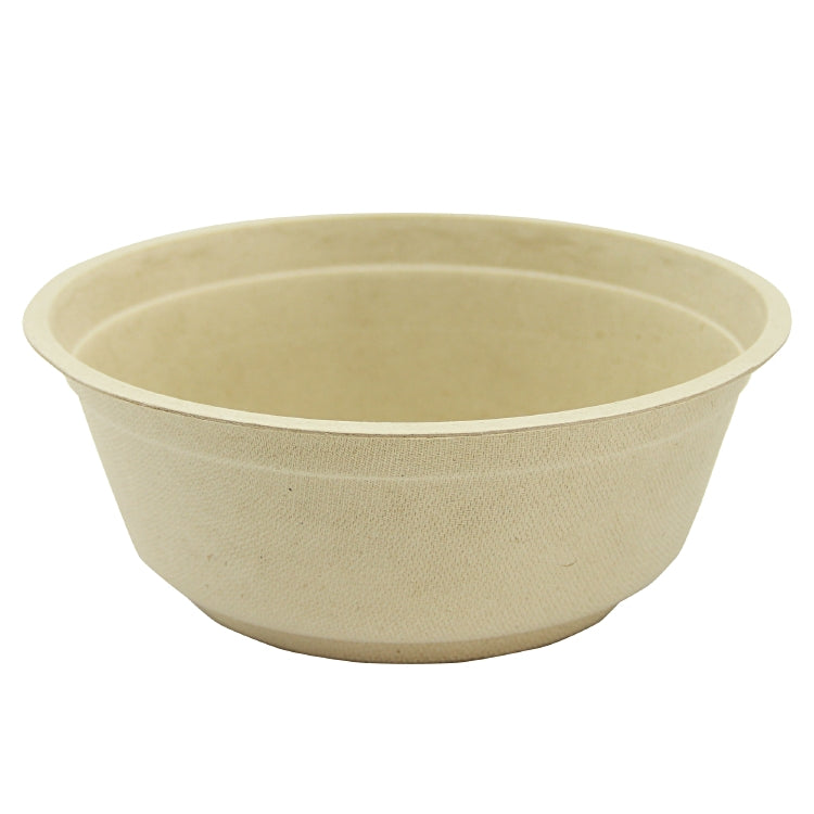 Schale/Schüssel Bagasse (Zuckerrohr), 950 ml, Ø 17,5 × 6,7 cm – braun – 50 Stk.
