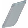 Teller, Papier/Karton, PE-beschichtet, rechteckig – 13 × 20 cm, weiss – 250 Stk.