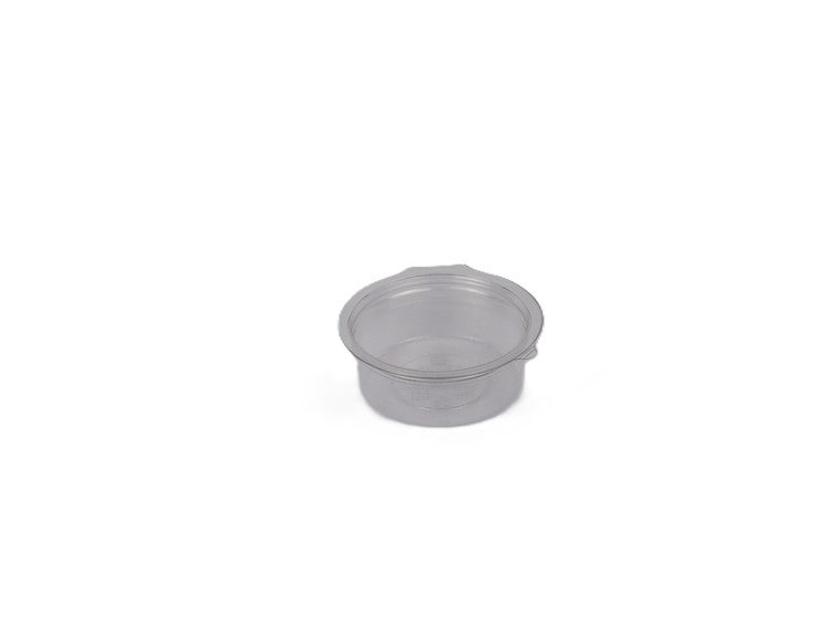 Becher, rPET, mit Deckel – 0,8 dl, transparent – 50 Stk.