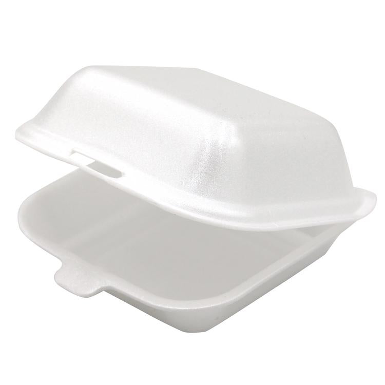 Take-away-Box, PS – 150 × 150 × 75 mm, beige – 100 Stk.