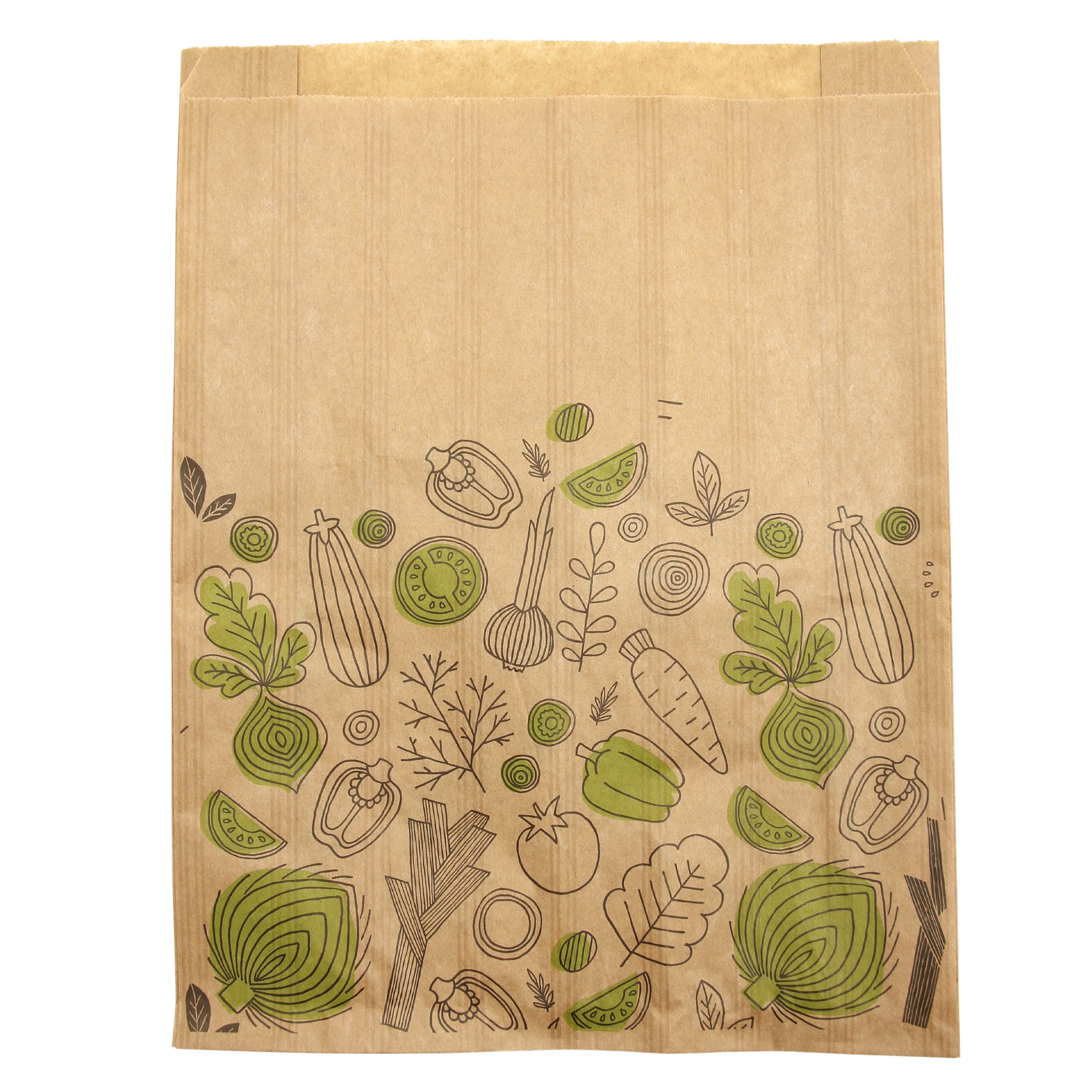 Papierbeutel – Kraftpapier, für Obst und Gemüse, 1 kg, 200 Stück