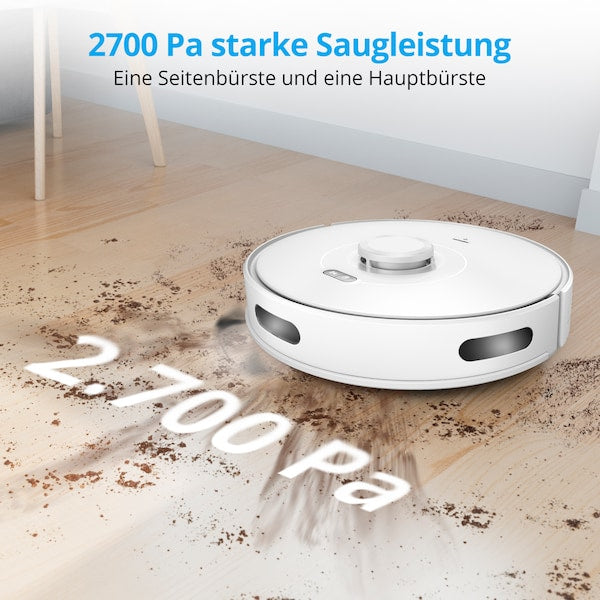 MEDION Roboterstaubsauger MD 11782 – 2500 mAh, 0,3 l, Akkubetrieb, 65 dB(A)