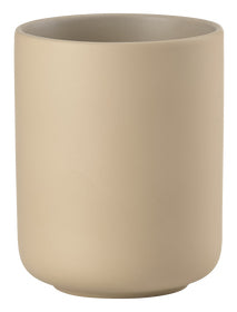 Zone Denmark Zahnbürstenhalter Ume – Steingut, 8,3×10,3 cm, Camel