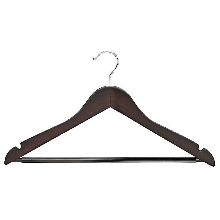 Kleiderbügel – Buchenholz – Dunkel Wenge – 50 Stück