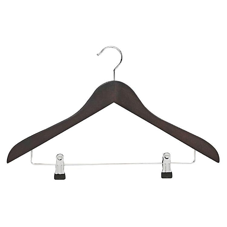 Kleiderbügel – Buchenholz – Dunkel Wenge – 50 Stück