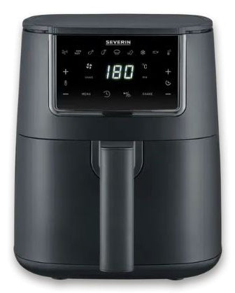 Severin Heissluftfritteuse FR 2461 – 4 l, 1300 W, 8 Programme – Schwarz