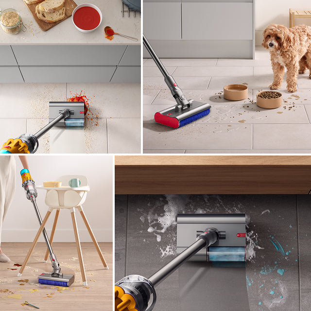 Dyson Akkustaubsauger V12s Detect Submarine, 2-in-1, mit Wischfunktion – 60 min, 140 AW, 0,35 l