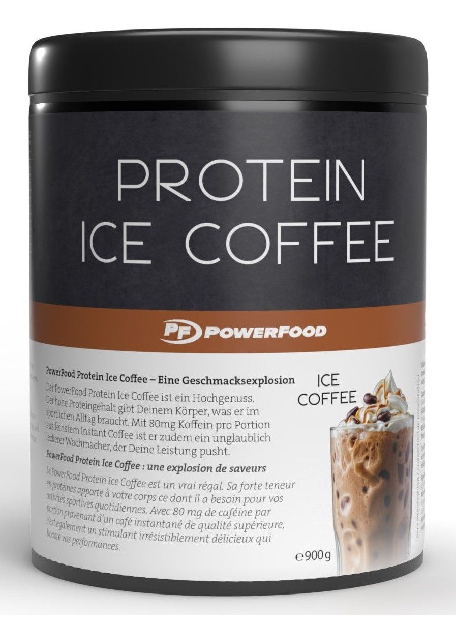 PowerFood Proteinkonzentrat Ice Coffee – laktosefrei – 900 g