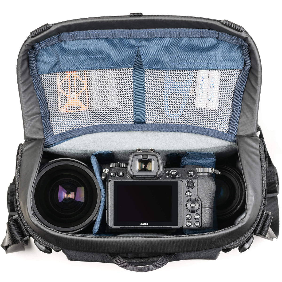 Think Tank SpeedTop Crossbody 15 – für Systemkameras, DSLRs, Objektive – Grau