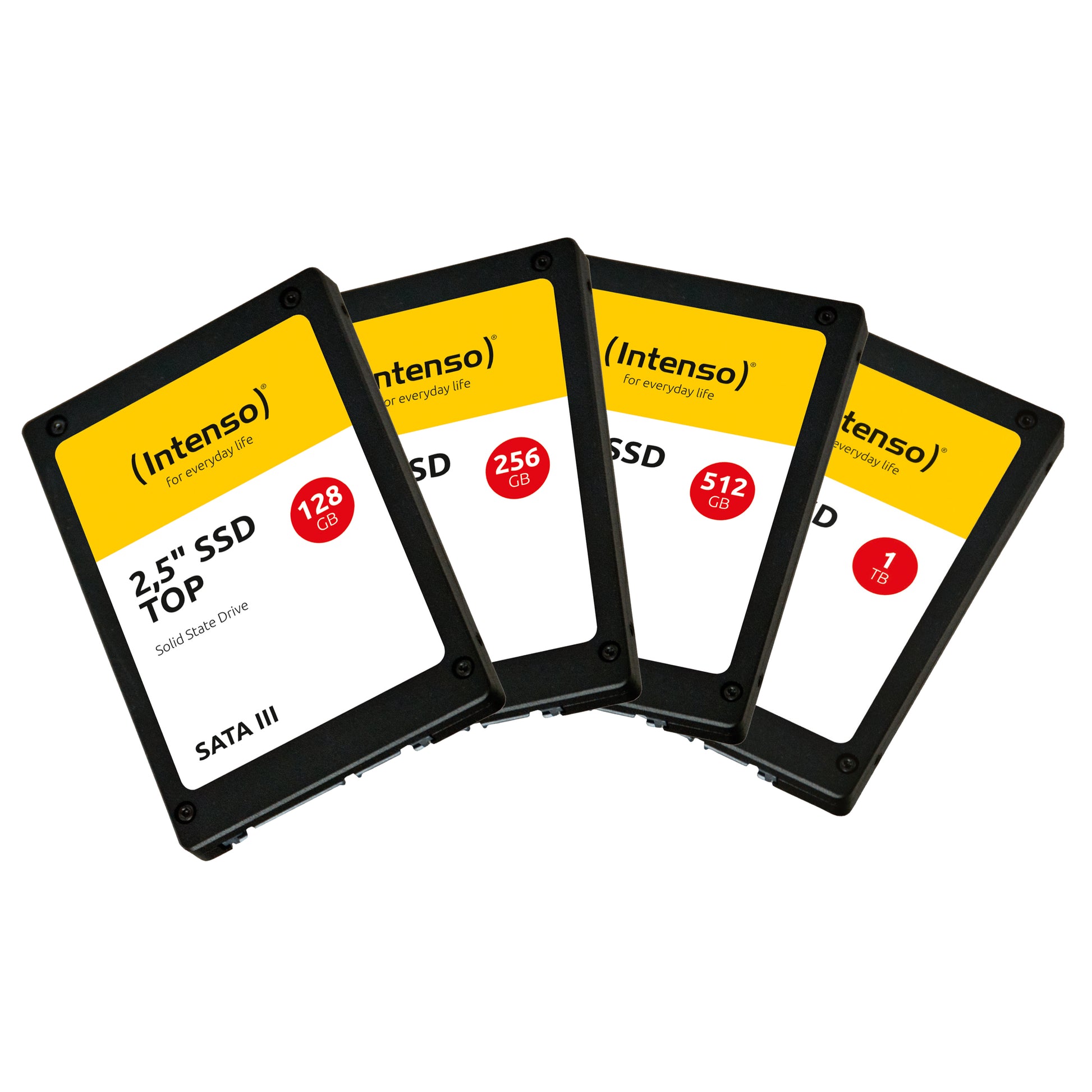 Intenso SSD Top 128 GB – 2,5" SATA III, 550/500 MB/s – für PC/Laptop