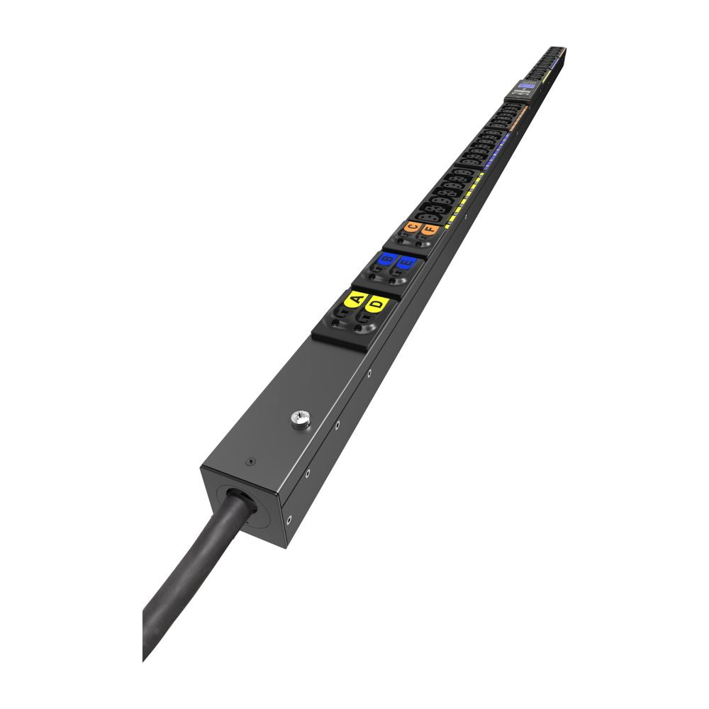 Eaton PDU G4 MI 0U Rack-PDU 22 kW – Messbarer Eingang – 0U Senkrecht, Eingang CEE 32A 3Ph – C13×24, C39×18
