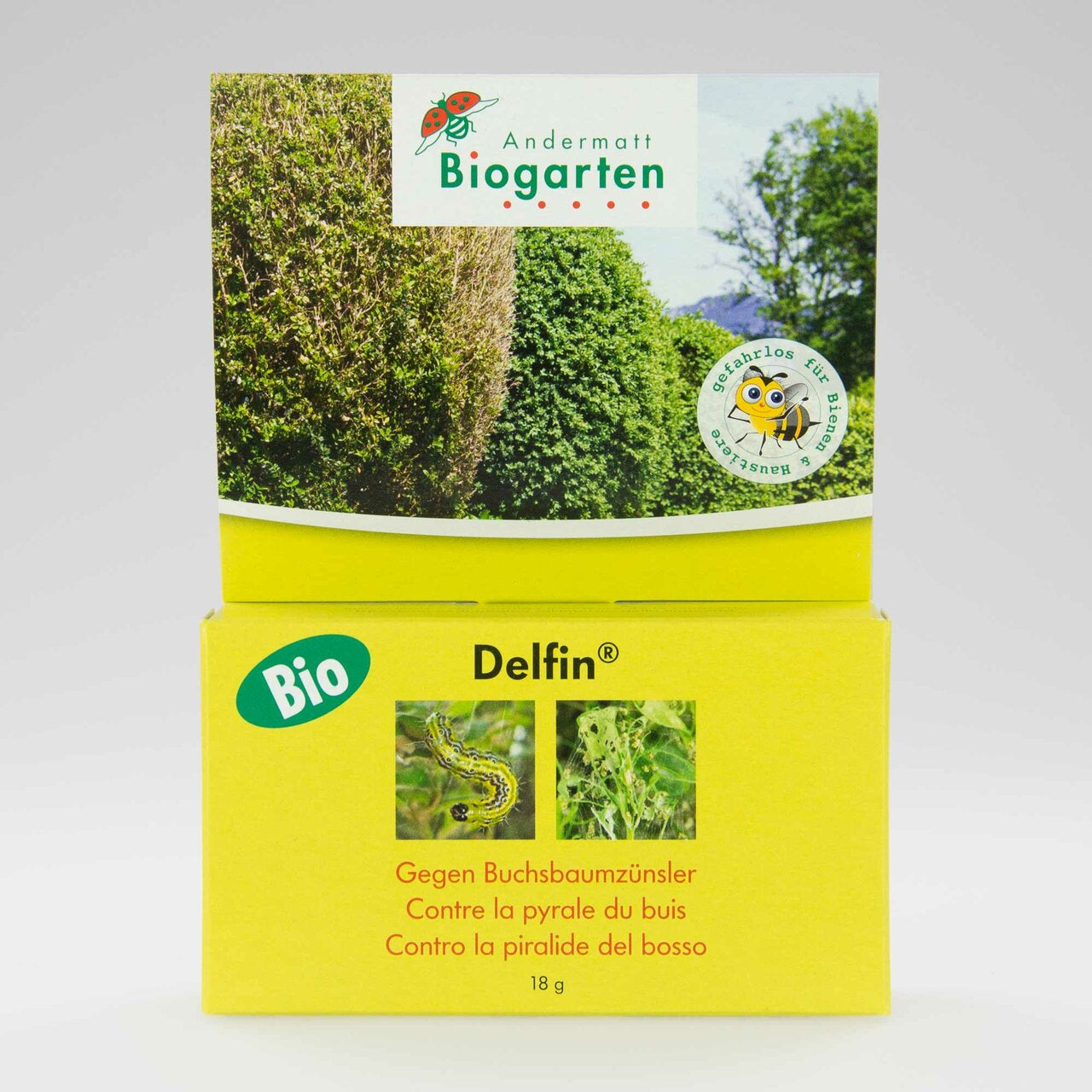 Andermatt Biogarten Mottenschutz – 45 g – 4 Stk. – für Buchsbaumzünsler