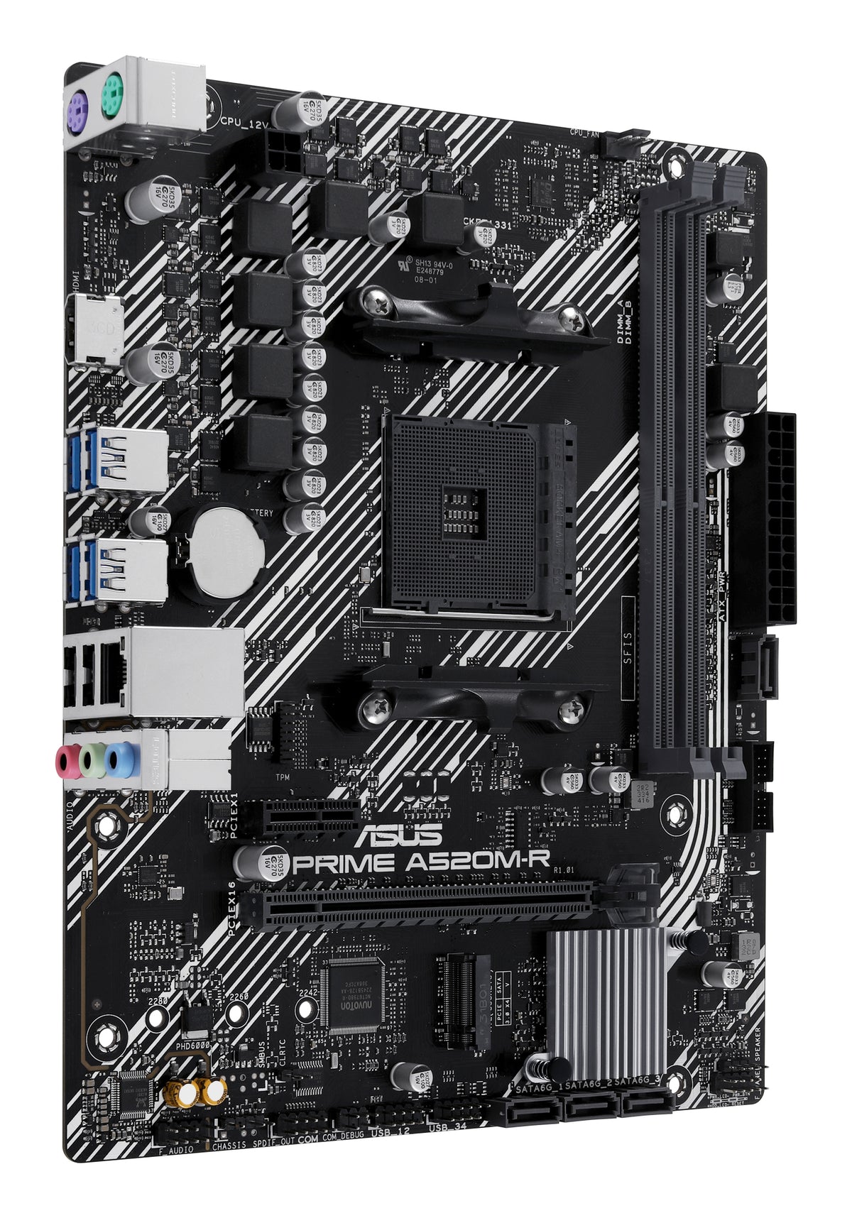 ASUS PRIME A520M-R – Mainboard – AM4, AMD A520, mATX, DDR5