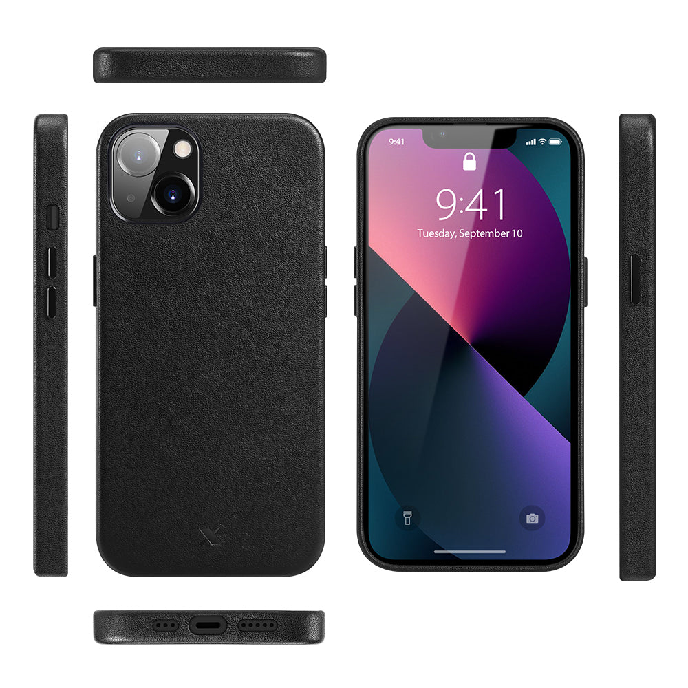 Nevox – Backcover StyleShell PRO – für Apple iPhone 15 Plus – transparent – Leder