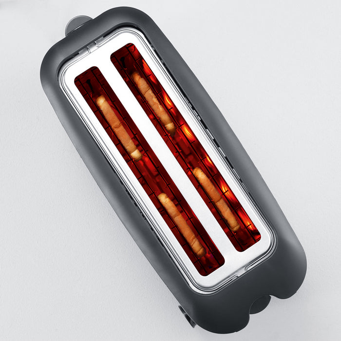 Severin Toaster AT 2509 – 4 Scheiben, 1400 W, Abtaufunktion & Warmhaltefunktion – Edelstahl