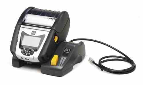 Zebra Akkubasis P1031365-035 – für QLn220, QLn320, schwarz, weiss, gelb