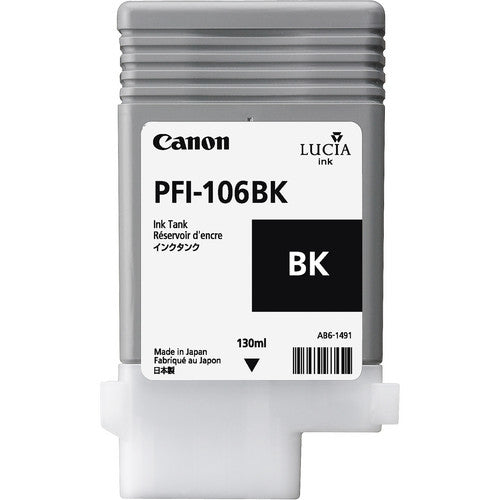Canon PFI-106BK – Foto-Schwarz, Farbstofftinte