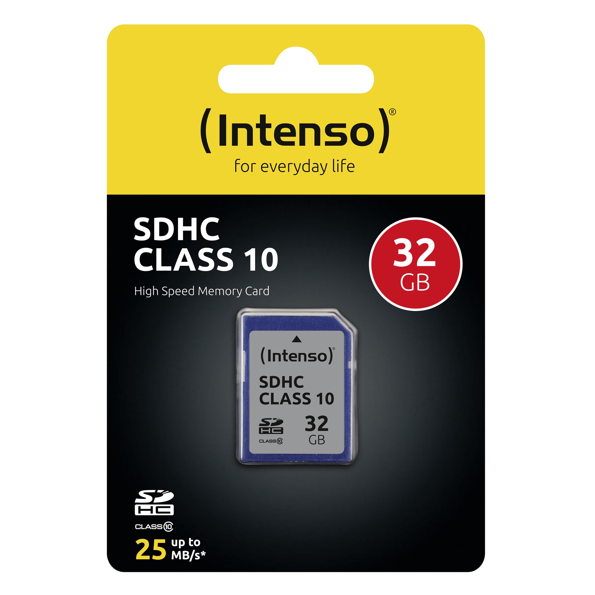 Intenso SDHC 32 GB – Class 10, 25 MB/s Lesen