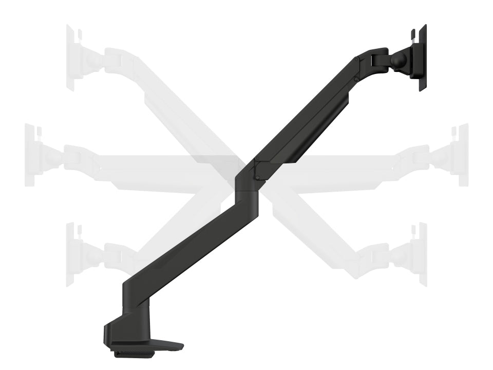 Multibrackets 7150 – Monitorarm, Tischklemme, bis 32", VESA 75 × 75/100 × 100 mm, 10 kg, weiss