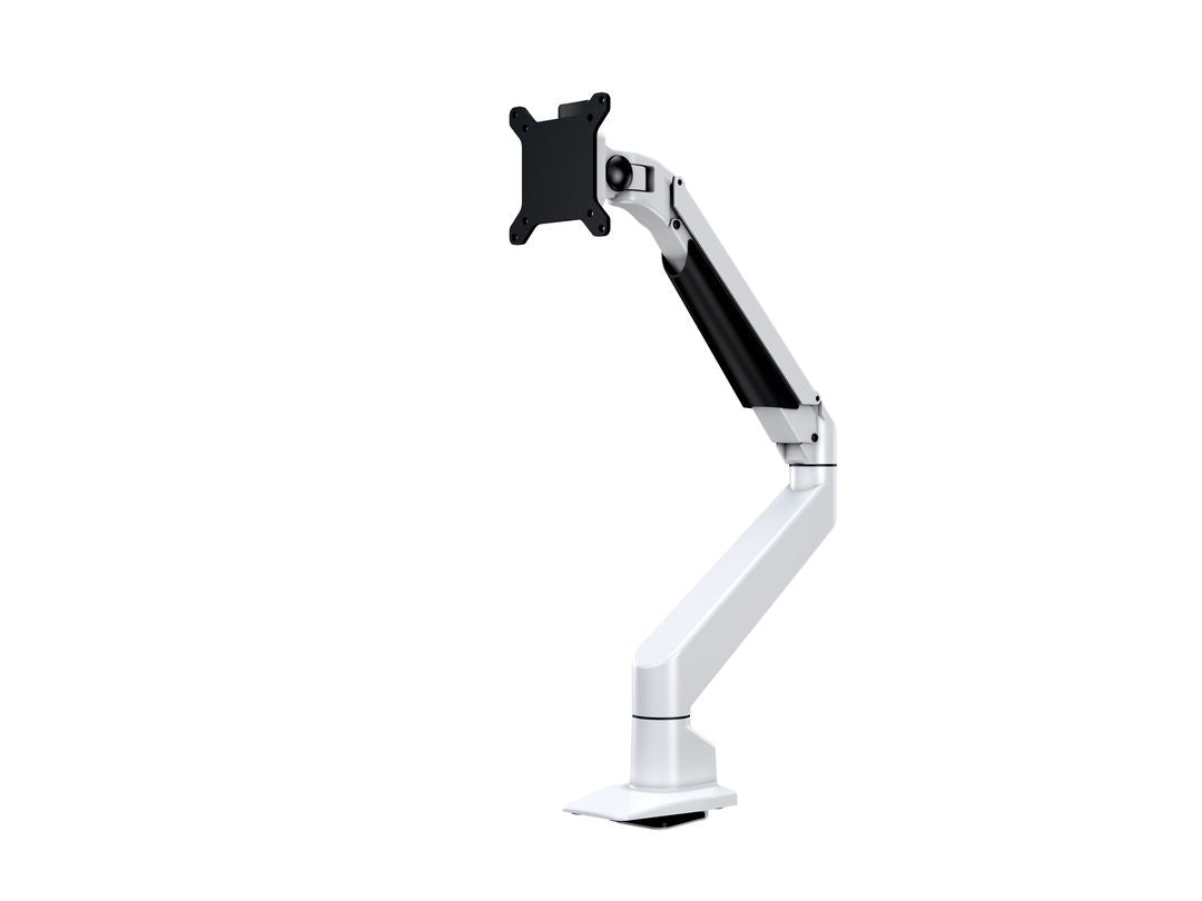 Multibrackets Gasliftarm HD 5617 – Monitorarm, bis 32", VESA 75 × 75 mm, 21 kg, Drehen, Weiss