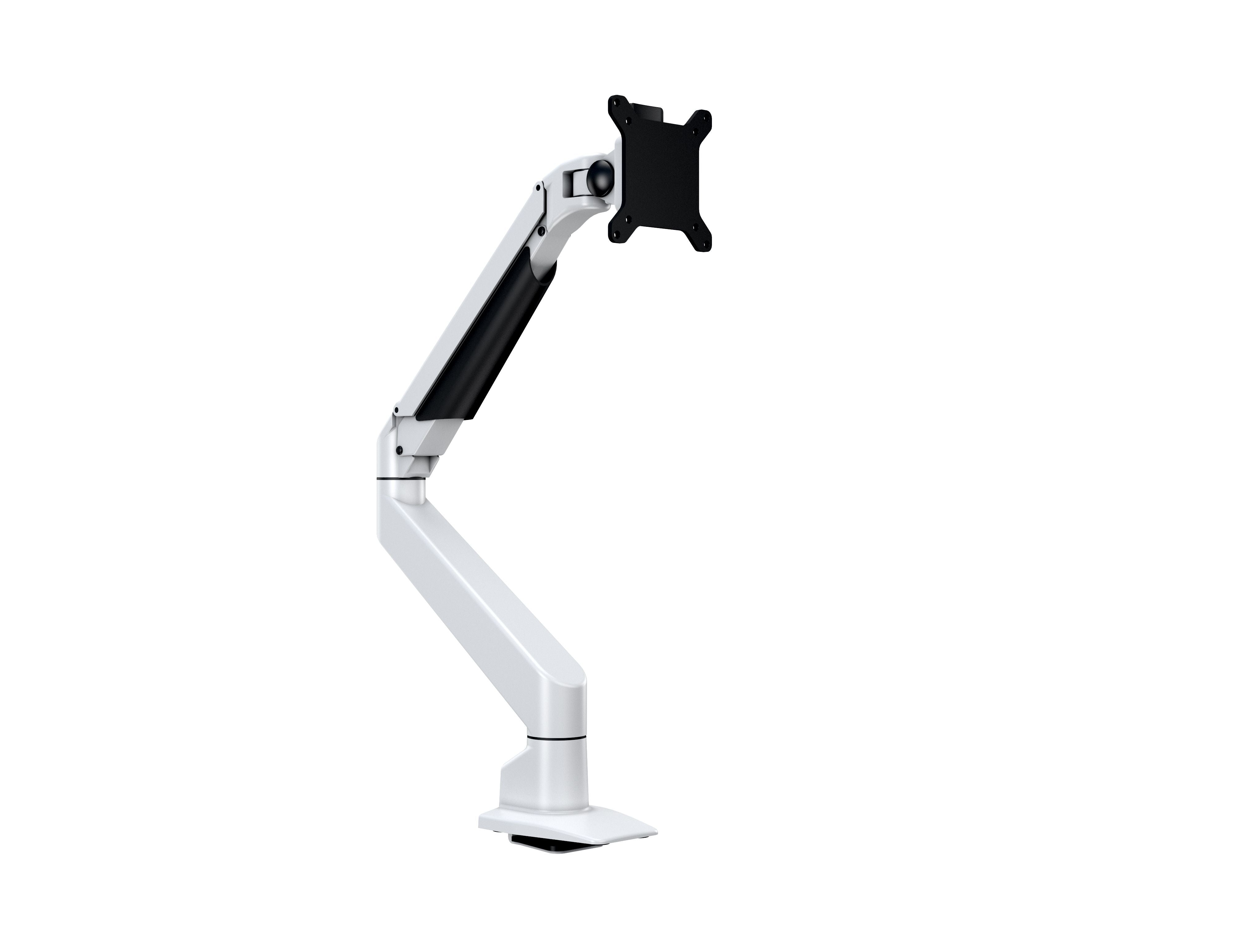 Multibrackets Gasliftarm HD 5617 – Monitorarm, bis 32", VESA 75 × 75 mm, 21 kg, Drehen, Weiss
