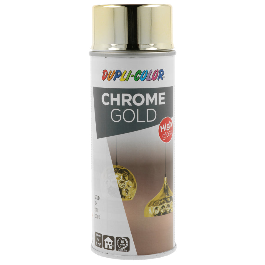 Dupli-Color Metallic-Farbspray – Gold, glänzend – 400 ml – für Glas