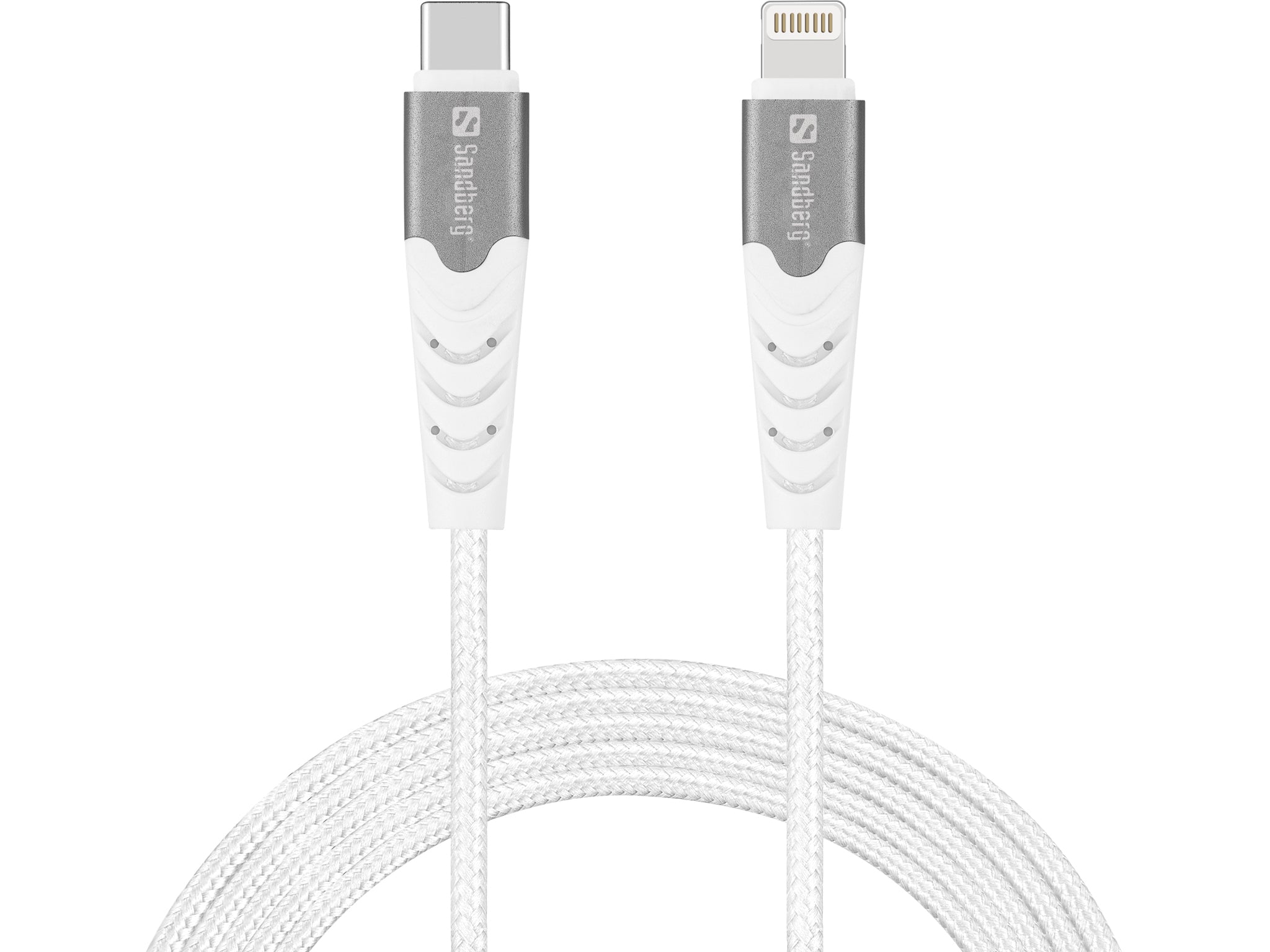 Sandberg USB-C auf Lightning Kabel, 2 m, Schnellladen, MFi-zertifiziert