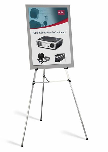 Nobo Teleskop-Flipchart-Dreibein – für Tafeln bis 59 cm, Aluminium