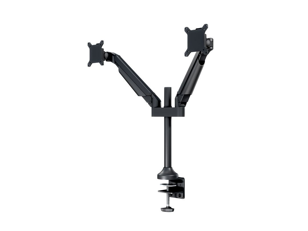 Multibrackets MB 7204 – Tischhalterung, Dual, Standfuss, bis 32", VESA 75 × 75 mm, 10 kg, neigbar, schwarz