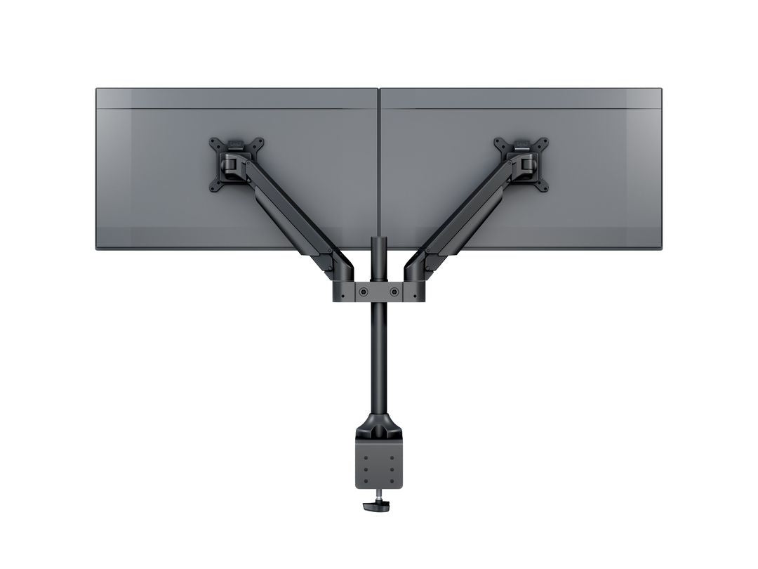 Multibrackets MB 7204 – Tischhalterung, Dual, Standfuss, bis 32", VESA 75 × 75 mm, 10 kg, neigbar, schwarz