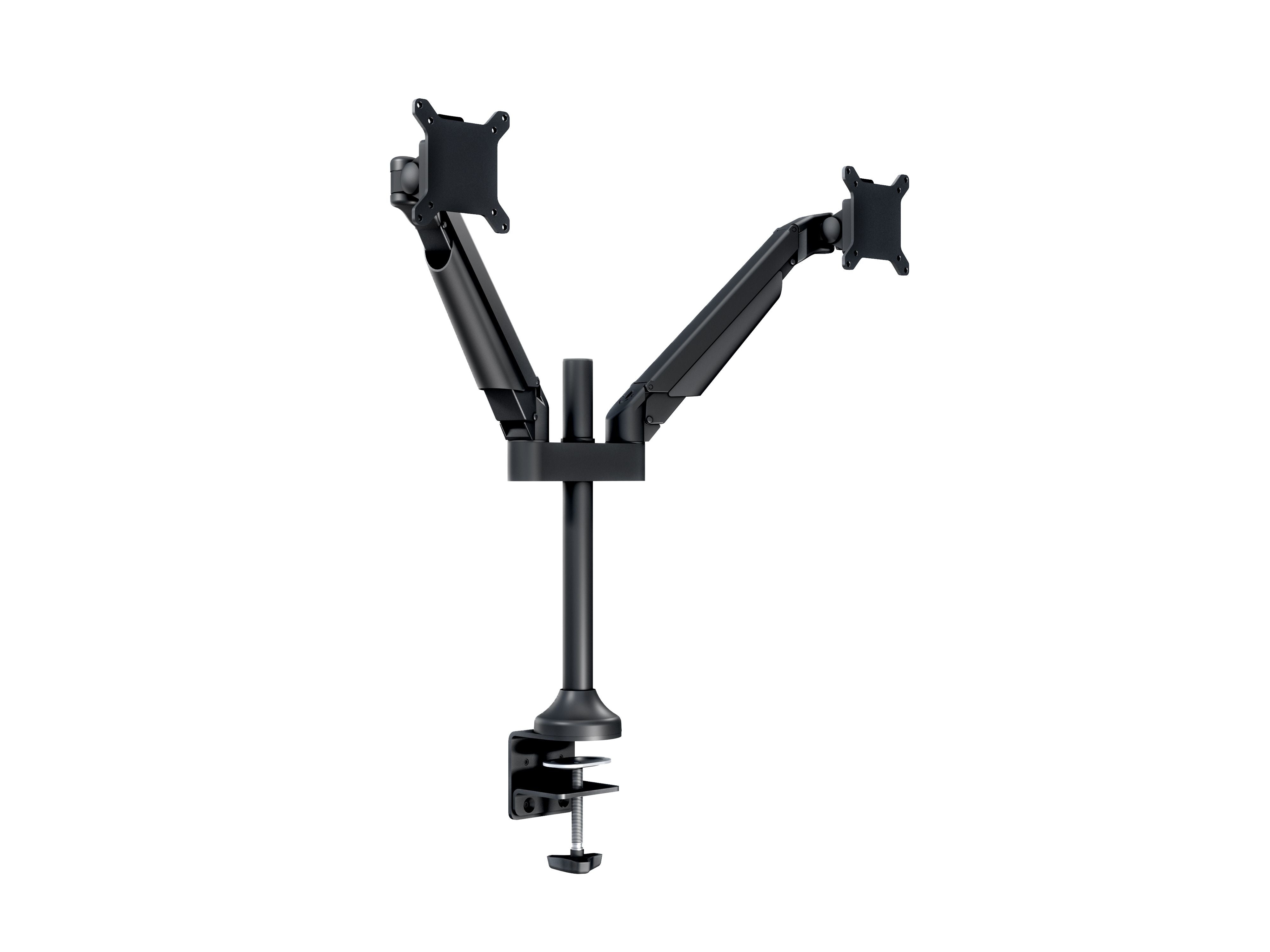 Multibrackets MB 7204 – Tischhalterung, Dual, Standfuss, bis 32", VESA 75 × 75 mm, 10 kg, neigbar, schwarz