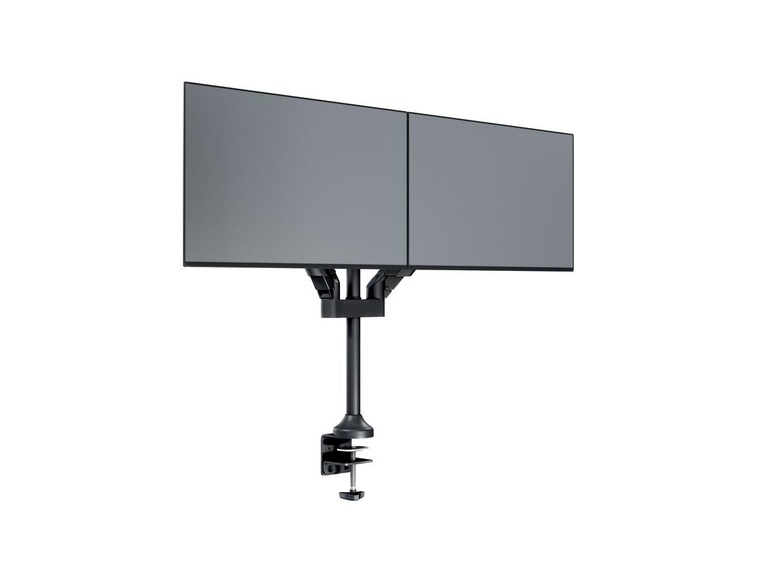 Multibrackets Gasliftarm HD 2593 – Monitorarm, Dual, Tischklemme, bis 32", VESA 100 × 100 mm, 21 kg, schwarz