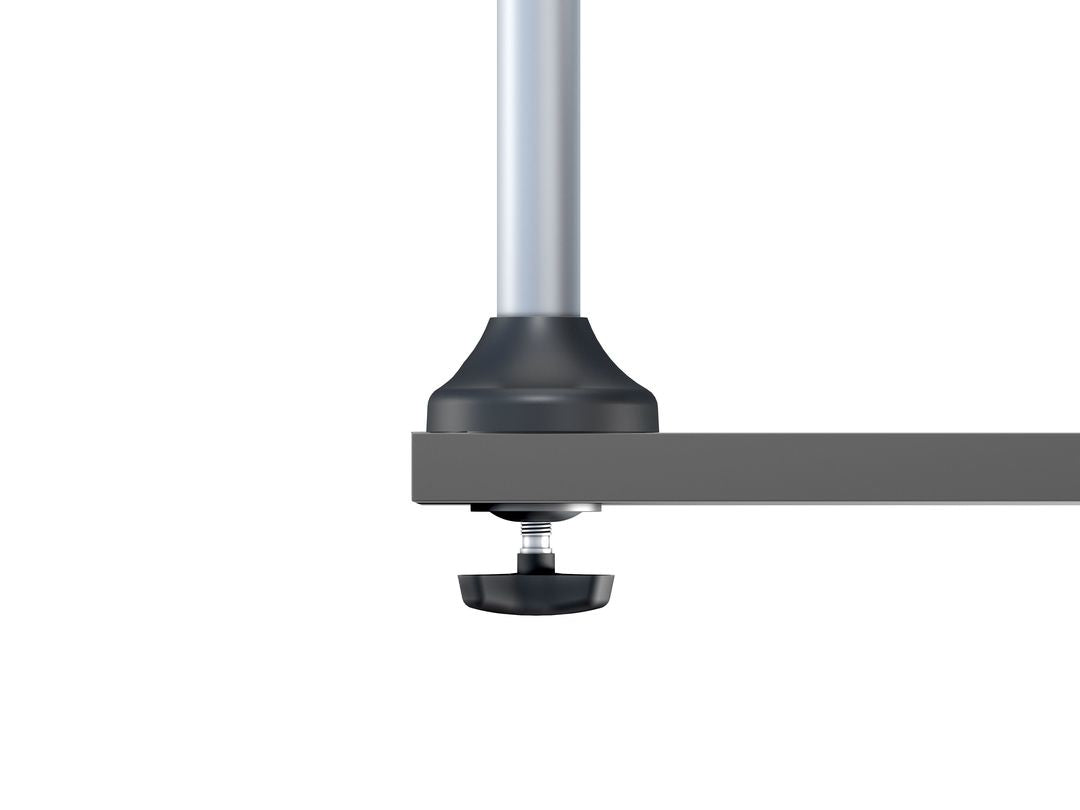 Multibrackets 7228 – Tischhalterung, Quad, Standfuss, bis 32", VESA 75 × 75 mm, 10 kg, neigbar, silber