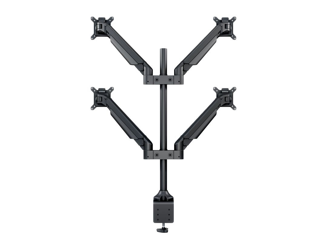 Multibrackets Tischständer 7235 – Tischhalterung, Quad, bis 32", VESA 100 × 100 mm, 10 kg, drehbar, schwarz