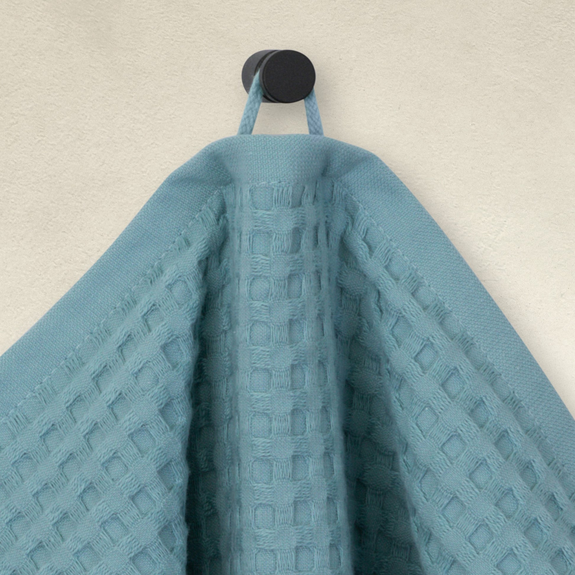MÖVE Duschtuch Piquée – 70 × 140 cm, Himmelblau, 100% Baumwolle, 350 g/m², STANDARD 100 by OEKO-TEX