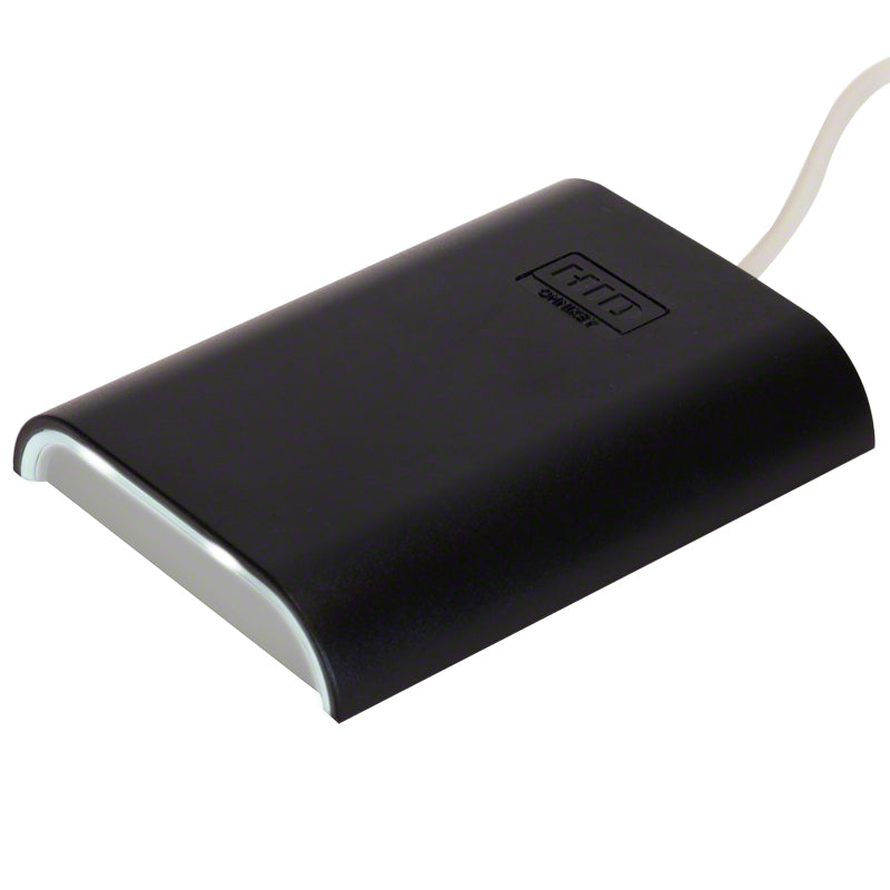 Omnikey 5427CK Dual Contactless USB-Chipkartenleser – 13,56 MHz, 125 kHz, USB 2.0, BT, Schwarz/Grau