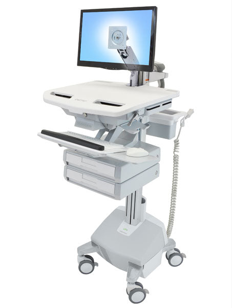 Ergotron StyleView IT-/Medizin-Fahrwagen mit LCD-Arm