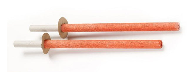 Balthasar Handfackeln Aussen – 2er-Set – Ø 3,2 cm – Rot – Karton, Wachs