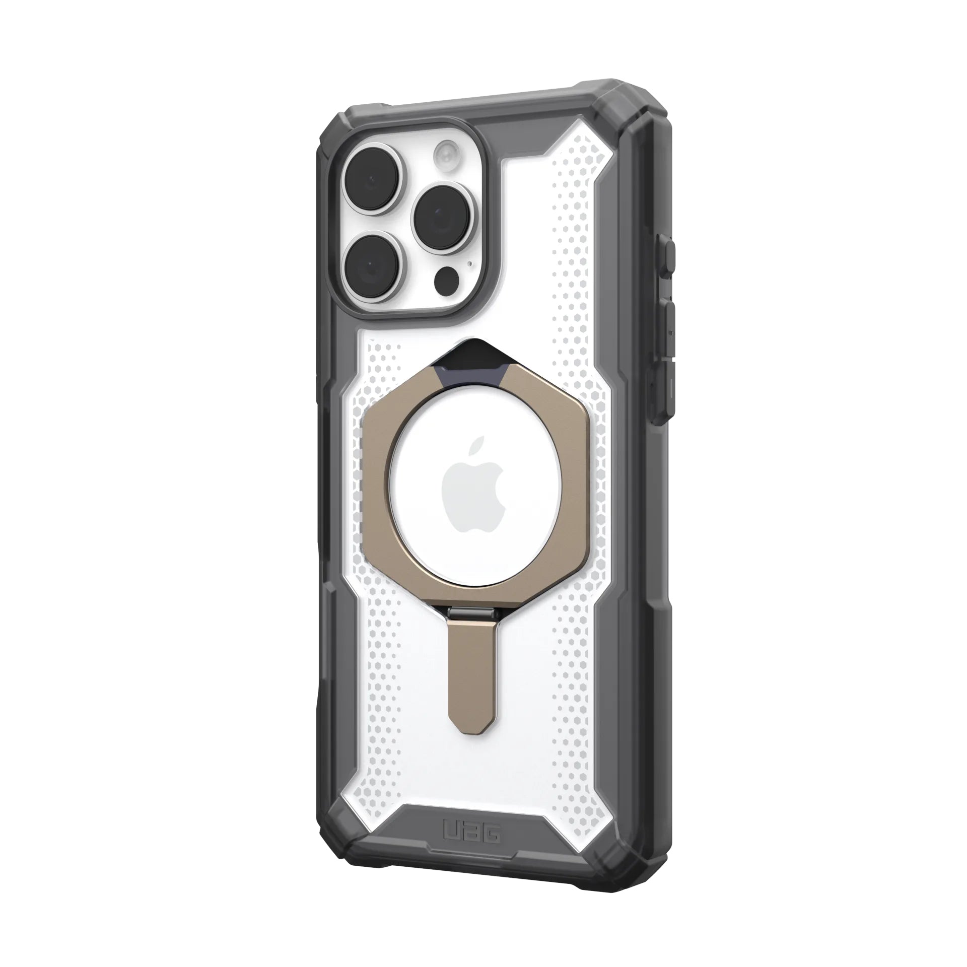 Urban Armor Gear UAG – Backcover – für Apple iPhone 16 Pro Max – Grau/Titanium – MagSafe-kompatibel, absturzsicher bis 6 m