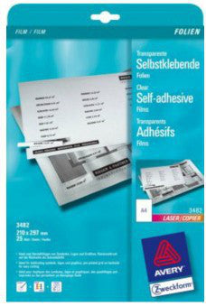 AVERY Zweckform Spezialfolie – für Laserdrucker, A4, 25 Blatt