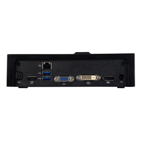 DELL E-Port Simple II Dockingstation – 1× DP, 1× VGA, 1× DVI, 5× USB-A, 3,5 mm Audio, für Dell