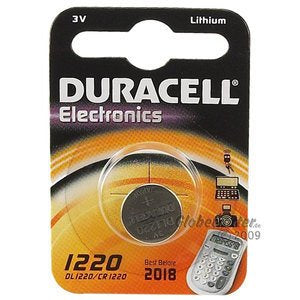 Duracell Knopfzelle CR1220, Lithium-Mangandioxid, 3 V – 1 Stk.
