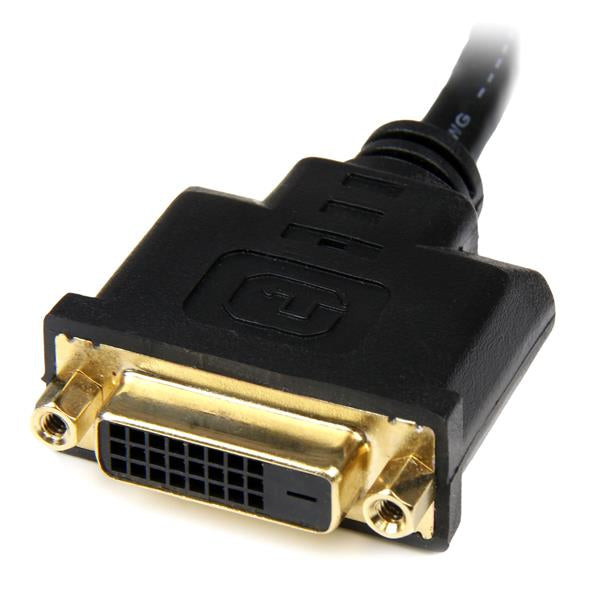 StarTech.com HDMI-zu-DVI-D-Kabel – 1920 × 1200, 0,2 m, Schwarz