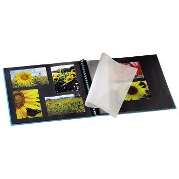 Hama Fotoalbum Wiro Fine Art – türkis, mit Pergaminzwischenblättern, Papier, 360 × 320 mm