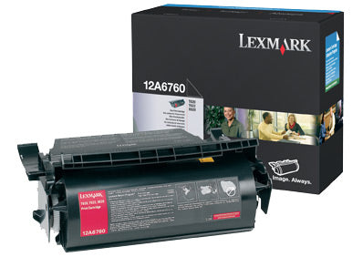 Lexmark 12A6760 (0012A6760) Schwarzer Toner – Original – 10'000 Seiten – für Lexmark T620/T620dn/T620in